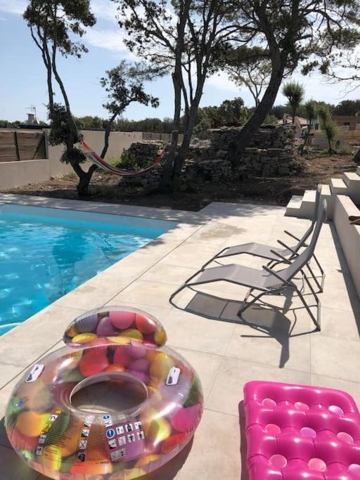 Villa Neuve Avec Piscine Bonifacio  Bagian luar foto